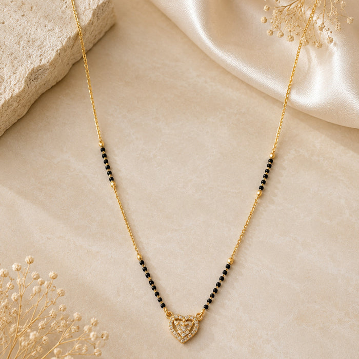 Aroopa Eternal Heart Mangalsutra - Short