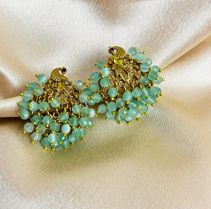 Aroopa Cluster Pearl Beads Earrings