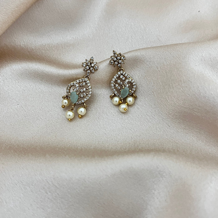 Aroopa Pearl Grace Drop Earrings
