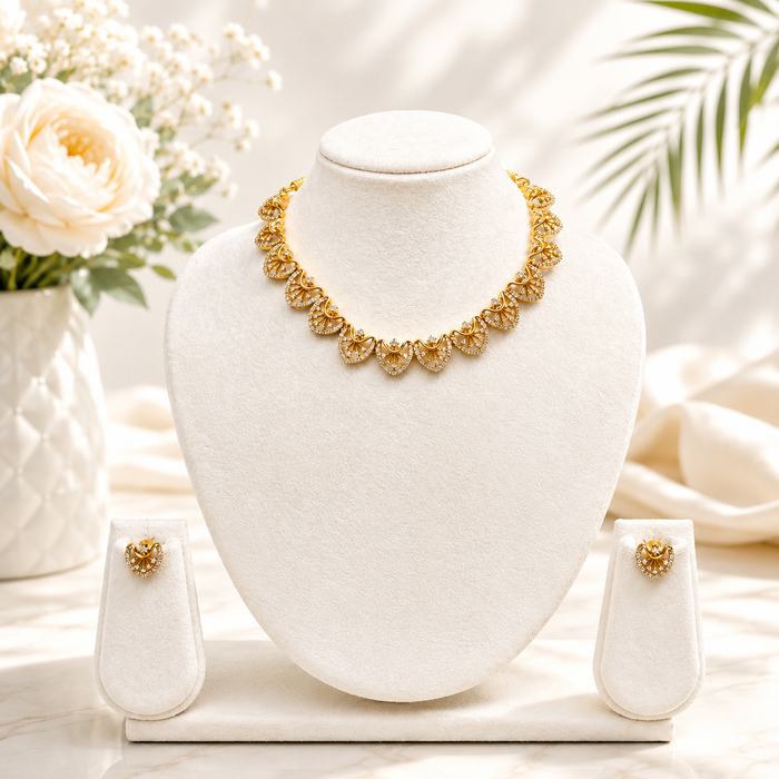 Aroopa AD Necklace Set