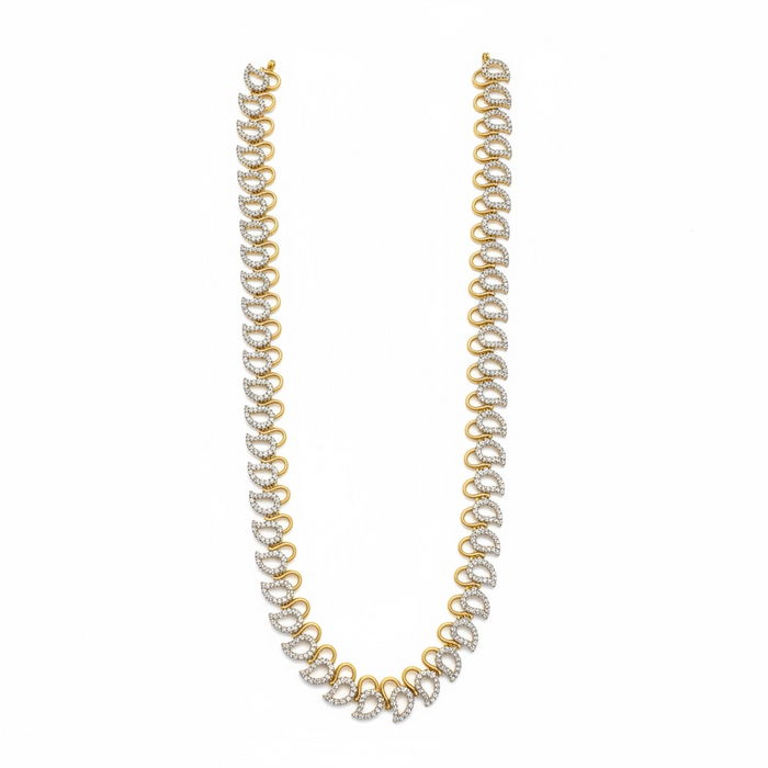 Aroopa Diamond Haram Necklace Set