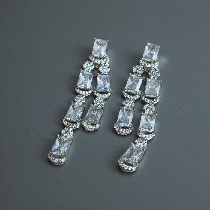 Aroopa Layered White Stone Necklace Set