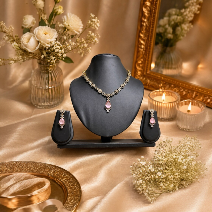 Aroopa Stone Necklace Set
