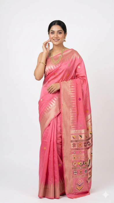 Aroopa Raw Silk Saree with Special Pallu
