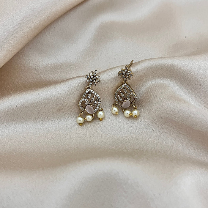 Aroopa Pearl Grace Drop Earrings
